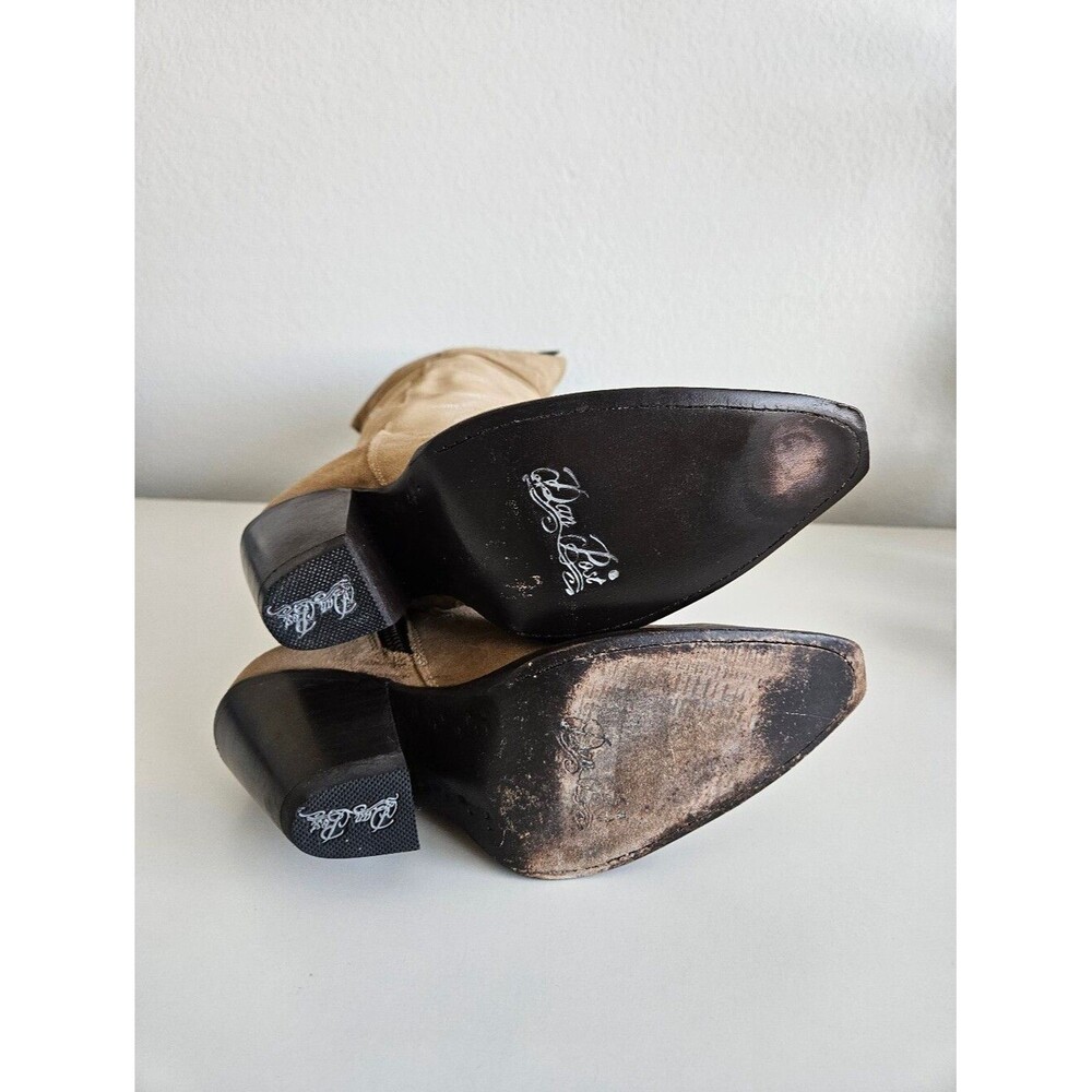 NWT Dan Post | Jilted Suede Tall Heel Boots DPAA 105 Women 9.5M Western Cowgirl - Picture 8 of 10